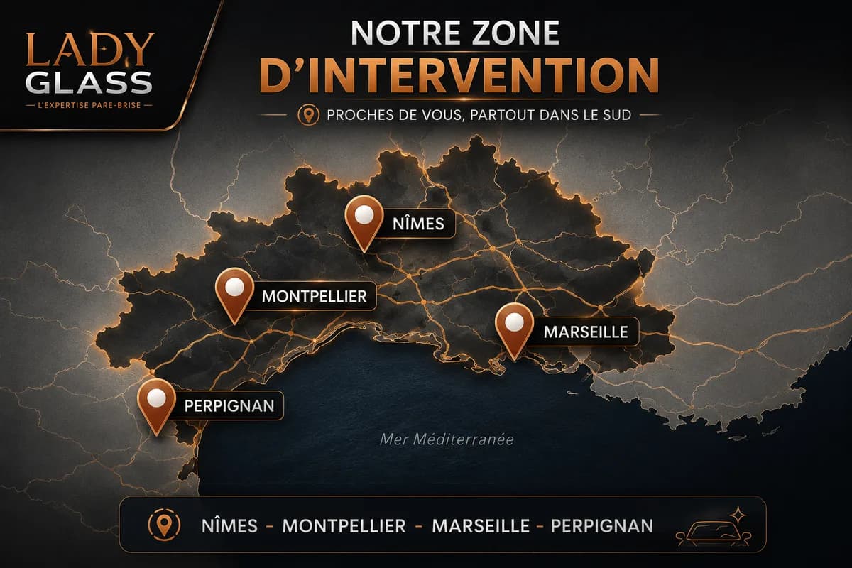 Zone d'intervention Lady Glass